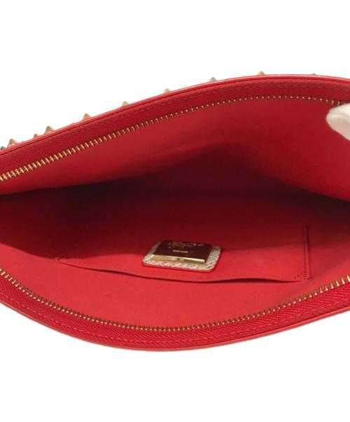 Christian Louboutin（クリスチャン・ルブタン）Christian Louboutin (クリスチャン・ルブタン) グラデーションスパイクスタッズクラッチショルダーバッグ マルチカラーの古着・服飾アイテム