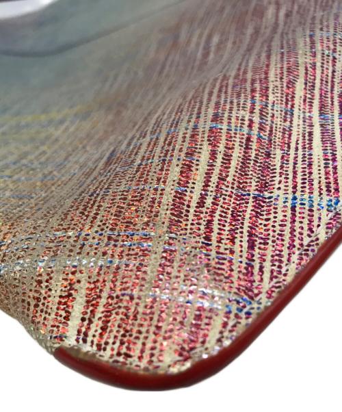 Christian Louboutin（クリスチャン・ルブタン）Christian Louboutin (クリスチャン・ルブタン) グラデーションスパイクスタッズクラッチショルダーバッグ マルチカラーの古着・服飾アイテム