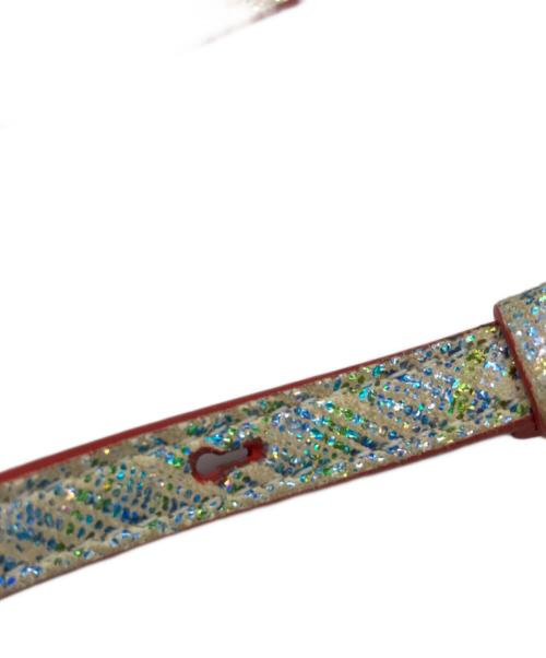 Christian Louboutin（クリスチャン・ルブタン）Christian Louboutin (クリスチャン・ルブタン) グラデーションスパイクスタッズクラッチショルダーバッグ マルチカラーの古着・服飾アイテム