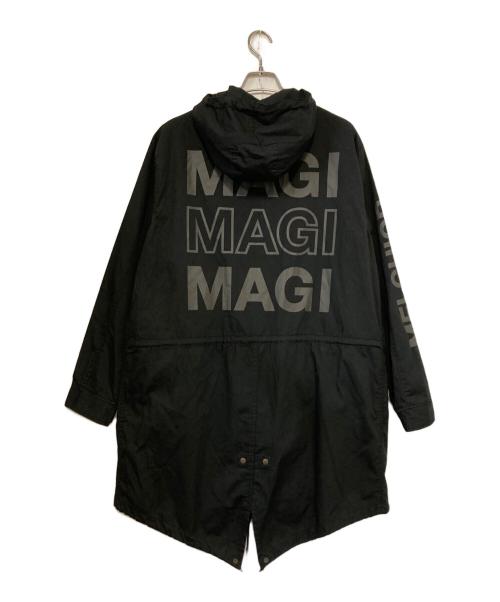 RADIO EVA（ラヂオエヴァ）RADIO EVA (ラヂオエヴァ) フーデッドコート ブラック サイズ:Ⅼの古着・服飾アイテム