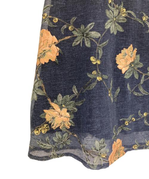 Ameri VINTAGE（アメリヴィンテージ）Ameri VINTAGE (アメリヴィンテージ) JEANNETTE FLARE SKIRT ネイビー サイズ:Ｍの古着・服飾アイテム