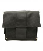 dunhillダンヒル）の古着「レザーショルダーバッグ」｜ブラウン