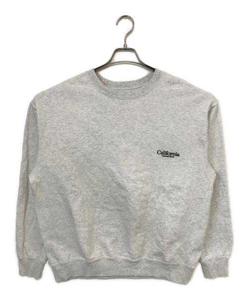 California General Store（カリフォルニアジェネラルストア）California General Store (カリフォルニアジェネラルストア) オーガニックコットンクルーネックスウェット グレー サイズ:Sの古着・服飾アイテム