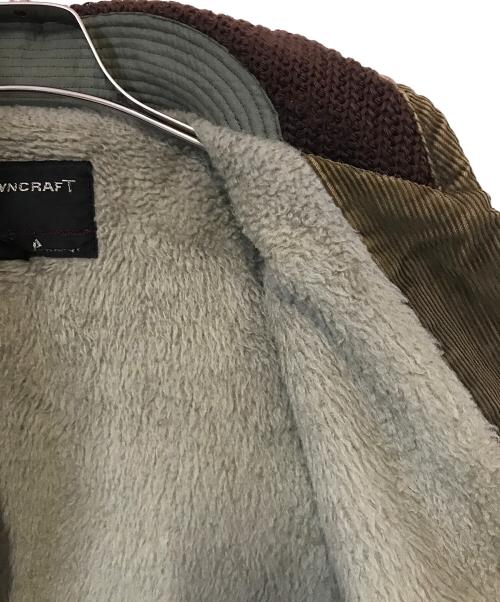 TOWN CRAFT（タウンクラフト）TOWN CRAFT (タウンクラフト) コーデュロイハーフコート ブラウン サイズ:Mの古着・服飾アイテム