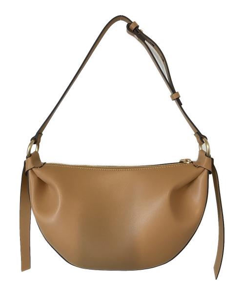 CHARLES & KEITH（チャールズアンドキース）CHARLES & KEITH (チャールズ＆キース) Caia / カイアカーブショルダーバッグ ベージュの古着・服飾アイテム