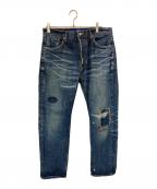 Lafayetteラファイエット）の古着「ダメージ加工デニムパンツ」｜インディゴ