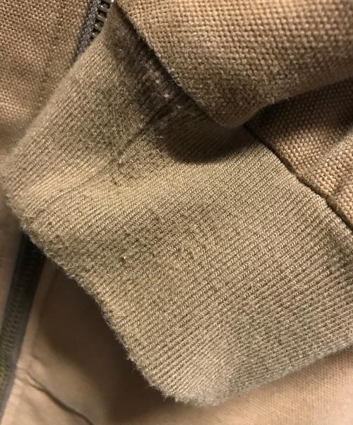 ONLY NY（オンリーニューヨーク）ONLY NY (オンリーニューヨーク) NY Spirit Colorblock Work Jacket ベージュ×ブラウン サイズ:XLの古着・服飾アイテム