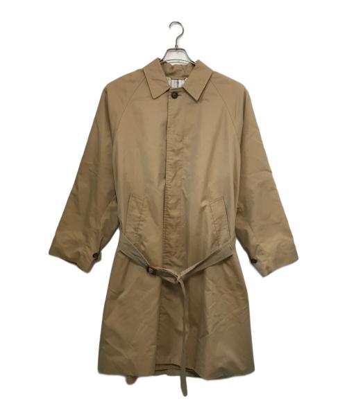 BEAMS（ビームス）BEAMS (ビームス) ベルテッドステンカラーコート ベージュ サイズ:Ｌの古着・服飾アイテム