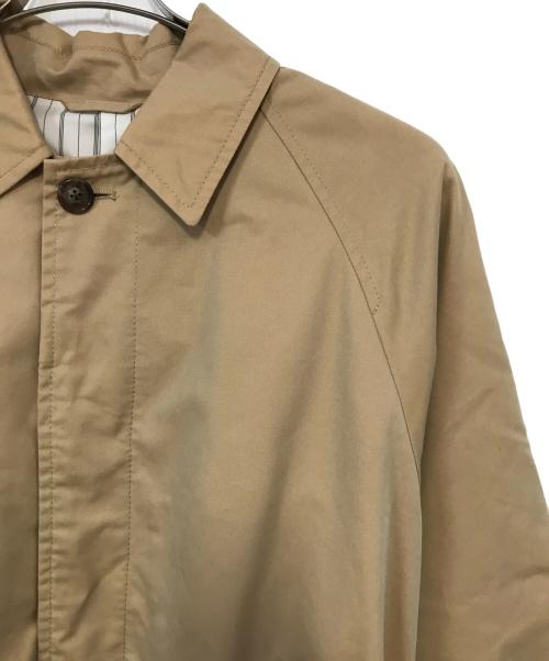 BEAMS（ビームス）BEAMS (ビームス) ベルテッドステンカラーコート ベージュ サイズ:Ｌの古着・服飾アイテム