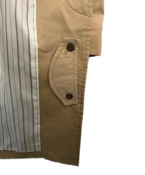 BEAMS（ビームス）BEAMS (ビームス) ベルテッドステンカラーコート ベージュ サイズ:Ｌの古着・服飾アイテム