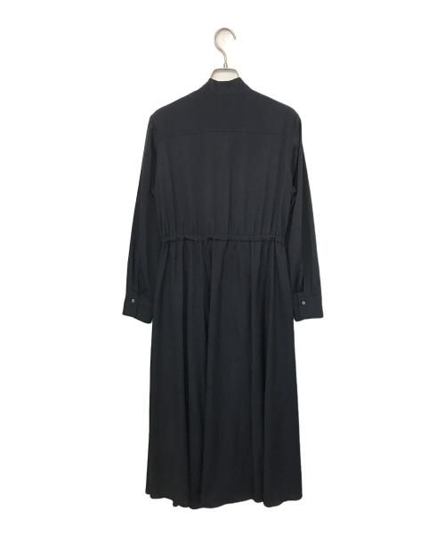 23区（ニジュウサンク）23区 (ニジュウサンク) ボウタイワンピース ネイビー サイズ:38の古着・服飾アイテム