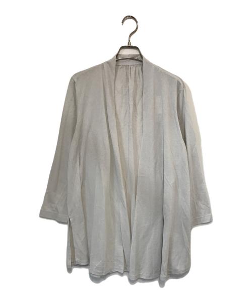 自由区（ジユウク）自由区 (ジユウク) UVカットトッパーカーディガン グレー サイズ:40 未使用品の古着・服飾アイテム