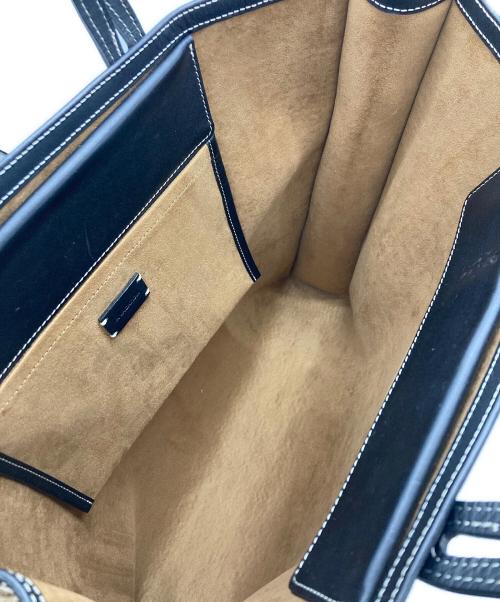 A VACATION（ア ヴァケーション）A VACATION (ア ヴァケーション) ROCKパイピングペイズリートートバッグ ベージュ×ブラウンの古着・服飾アイテム