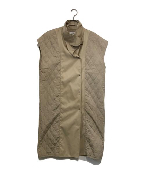 ETRE TOKYO（エトレトウキョウ）ETRE TOKYO (エトレトウキョウ) ダブルカラーカットオフステンカラーコート ベージュ サイズ:Ｓの古着・服飾アイテム