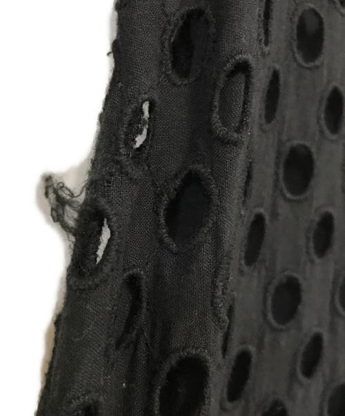 ne quittez pas（ヌキテパ）ne quittez pas (ヌキテパ) ドットレースワンピース ブラック サイズ:記載なしの古着・服飾アイテム