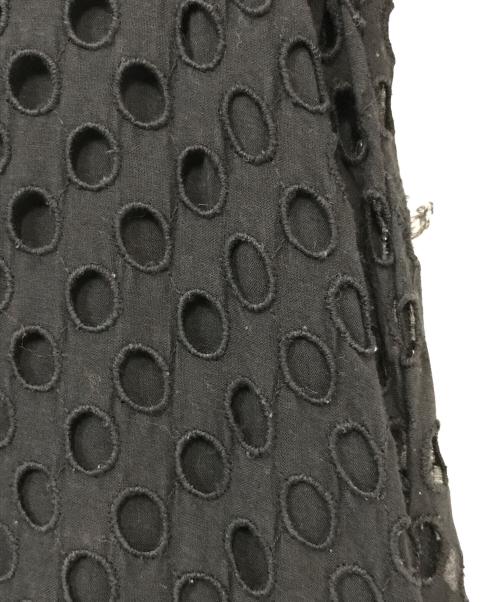 ne quittez pas（ヌキテパ）ne quittez pas (ヌキテパ) ドットレースワンピース ブラック サイズ:記載なしの古着・服飾アイテム