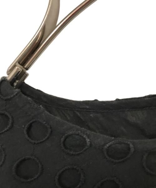 ne quittez pas（ヌキテパ）ne quittez pas (ヌキテパ) ドットレースワンピース ブラック サイズ:記載なしの古着・服飾アイテム