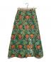Diagram GRACE CONTINENTAL（ダイアグラム グレースコンチネンタル）の古着「ボタニカルレーススカート」｜ベージュ×グリーン