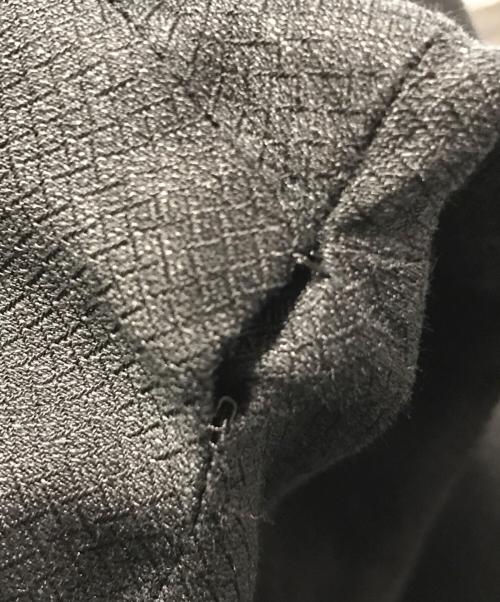 AURALEE（オーラリー）AURALEE (オーラリー) SILK LINEN DOBBY SHIRTS JACKET ブラック サイズ:4の古着・服飾アイテム