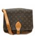 LOUIS VUITTON（ルイ ヴィトン）の古着「カルトシエールMM/モノグラムショルダーバッグ」｜ブラウン