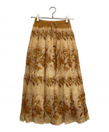 SPELL & THE GYPSY（スペル×ザジプシー）の古着「COCO LEI SKIRT / フレアスカート」｜オレンジ