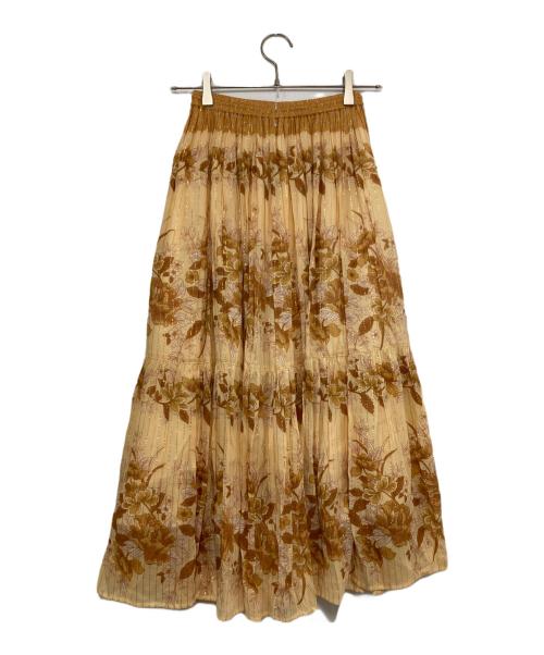 SPELL & THE GYPSY（スペル×ザジプシー）SPELL & THE GYPSY (スペル×ザジプシー) COCO LEI SKIRT / フレアスカート オレンジ サイズ:ＸＳの古着・服飾アイテム