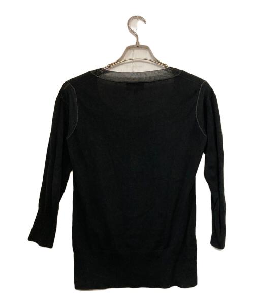 Vivienne Westwood RED LABEL（ヴィヴィアンウエストウッドレッドレーベル）Vivienne Westwood RED LABEL (ヴィヴィアンウエストウッドレッドレーベル) オーブ刺繍ニット ブラック サイズ:3の古着・服飾アイテム