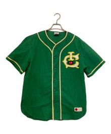 ICE CREAM×BILLIONAIRE BOYS CLUB（アイスクリーム×ビリオネアボーイズクラブ）の古着「ベースボールシャツ」｜グリーン