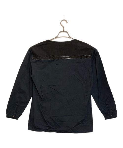 glamb（グラム）glamb (グラム) Reggie pullover SH/レジープルオーバーシャツ ネイビーの古着・服飾アイテム