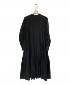 DRESSLAVEドレスレイブ）の古着「cupra wool washer maxi dress / キュプラウールウォッシャーマキシワンピース)」｜ブラック