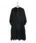 DRESSLAVE (ドレスレイブ) cupra wool washer maxi dress / キュプラウールウォッシャーマキシワンピース) ブラック サイズ:38：3000円