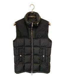 MONCLER（モンクレール）の古着「CESAR GILET / ウールヨーク切替ダウンベスト」｜ブラック