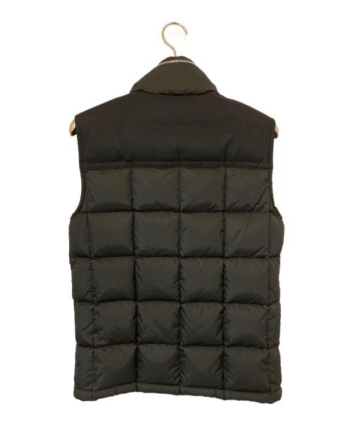 MONCLER（モンクレール）MONCLER (モンクレール) CESAR GILET / ウールヨーク切替ダウンベスト ブラック サイズ:1の古着・服飾アイテム