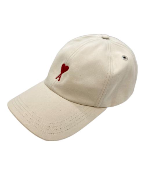 AMIPARIS（アミパリス）AMIPARIS (アミパリス) エンブロイダリーベースボールキャップ アイボリーの古着・服飾アイテム