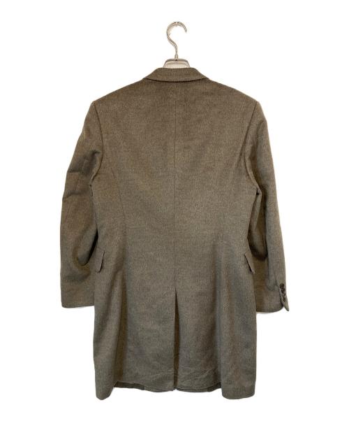 Paul Smith COLLECTION（ポールスミス コレクション）Paul Smith COLLECTION (ポールスミス コレクション) ウールカシミヤチェスターコート ブラウン サイズ:Mの古着・服飾アイテム
