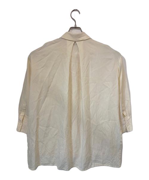 CABAN（キャバン）CABAN (キャバン) ウールツイル ハイネックロングシャツ アイボリー サイズ:Sの古着・服飾アイテム