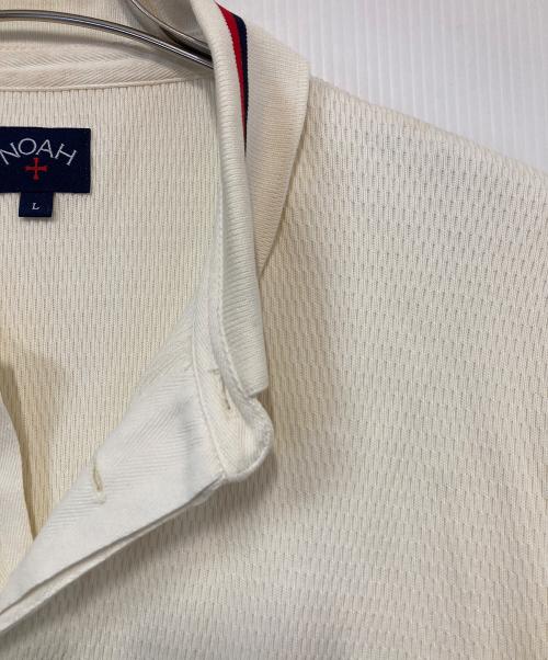 Noah（ノア）Noah (ノア) ハニカムサーマルポロシャツ アイボリー サイズ:Ⅼの古着・服飾アイテム