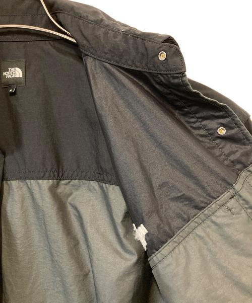 THE NORTH FACE（ザ ノース フェイス）THE NORTH FACE (ザ ノース フェイス) Nuptse L/S Shirt／ロングスリーブヌプシシャツ ブラック×グレー サイズ:Sの古着・服飾アイテム