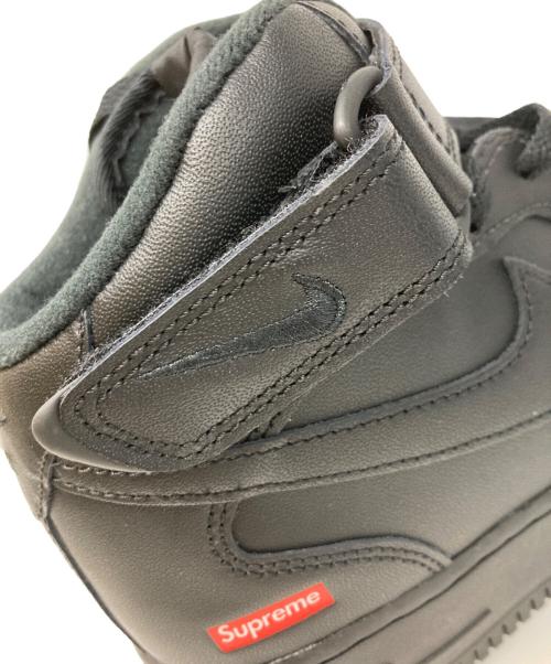 NIKE（ナイキ）NIKE (ナイキ) SUPREME (シュプリーム) AIR FORCE 1 MID SP ブラック サイズ:26.5cmの古着・服飾アイテム