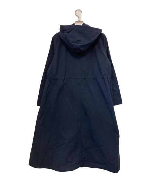 JUSGLITTY（ジャスグリッティー）JUSGLITTY (ジャスグリッティー) 撥水ロングフードブルゾンコート ネイビー サイズ:2の古着・服飾アイテム