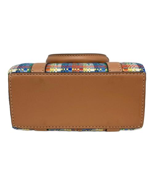 TORY BURCH（トリーバーチ）TORY BURCH (トリーバーチ) BLAKE PLAID MINI SHOPPER / 2wayミニショルダーバッグ レッド×ブルーの古着・服飾アイテム