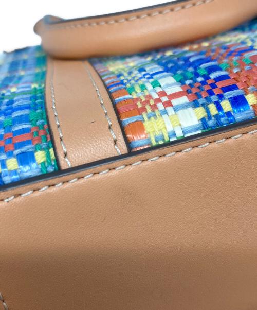 TORY BURCH（トリーバーチ）TORY BURCH (トリーバーチ) BLAKE PLAID MINI SHOPPER / 2wayミニショルダーバッグ レッド×ブルーの古着・服飾アイテム