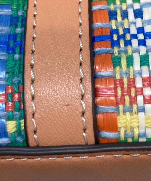 TORY BURCH（トリーバーチ）TORY BURCH (トリーバーチ) BLAKE PLAID MINI SHOPPER / 2wayミニショルダーバッグ レッド×ブルーの古着・服飾アイテム