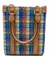 TORY BURCH (トリーバーチ) BLAKE PLAID MINI SHOPPER / 2wayミニショルダーバッグ レッド×ブルー：15000円