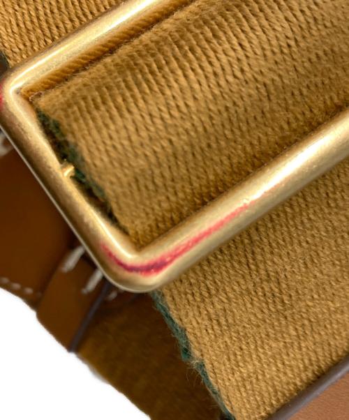 TORY BURCH（トリーバーチ）TORY BURCH (トリーバーチ) T MONOGRAM LEATHER SHOULDER BAG / レザーショルダーバッグ ブラウンの古着・服飾アイテム