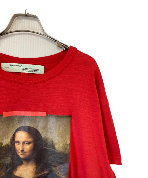 OFFWHITE（オフホワイト）OFFWHITE (オフホワイト) モナリザプリントTシャツ レッド サイズ:XLの古着・服飾アイテム