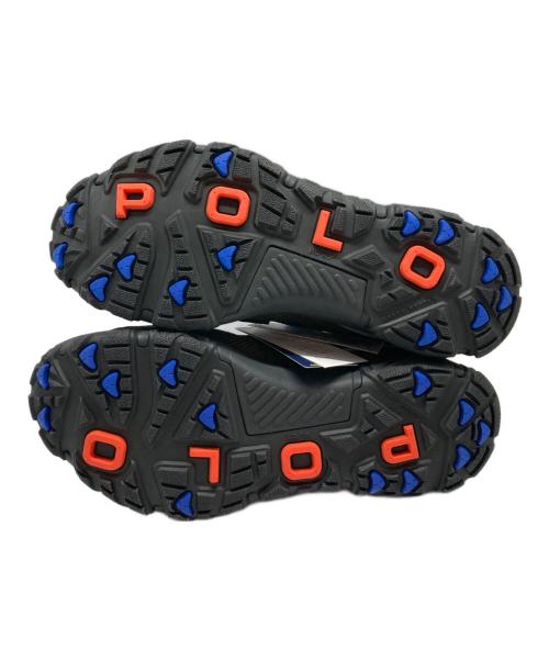 POLO RALPH LAUREN（ポロ・ラルフローレン）POLO RALPH LAUREN (ポロ・ラルフローレン) ADVENTURE  300LT-SK-LTL / アドベンチャースニーカー ブラック×ブルー サイズ:27.5㎝の古着・服飾アイテム