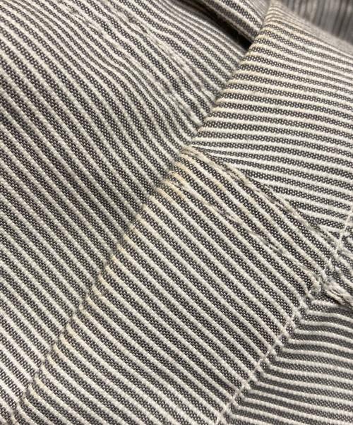 Engineered Garments（エンジニアドガーメンツ）Engineered Garments (エンジニアド ガーメンツ) ヒッコリーカバーオール ホワイト×ブラック サイズ:XSの古着・服飾アイテム