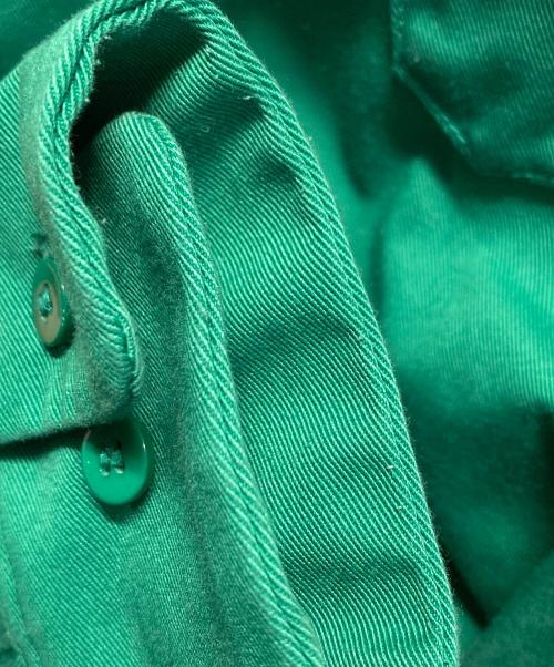 stussy（ステューシー）stussy (ステューシー) Dickies (ディッキーズ) ショートワークシャツジャケット グリーン サイズ:Mの古着・服飾アイテム