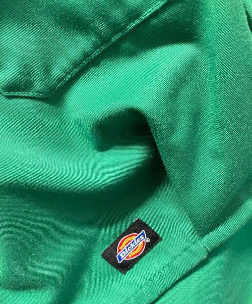 stussy（ステューシー）stussy (ステューシー) Dickies (ディッキーズ) ショートワークシャツジャケット グリーン サイズ:Mの古着・服飾アイテム